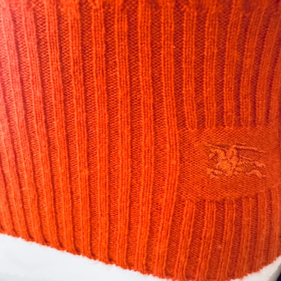 Burberry sweater orange cashmere size S - Picture 8 of 8